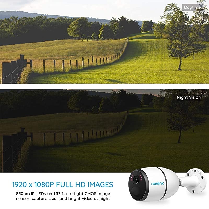 Go 3G4G LTE Outdoor Wirefree Battery Security Camera Work with Google Assistant Solar Capable 1080p HD Night Vision 2Way Audio PIR Motion Sensor and Cloud