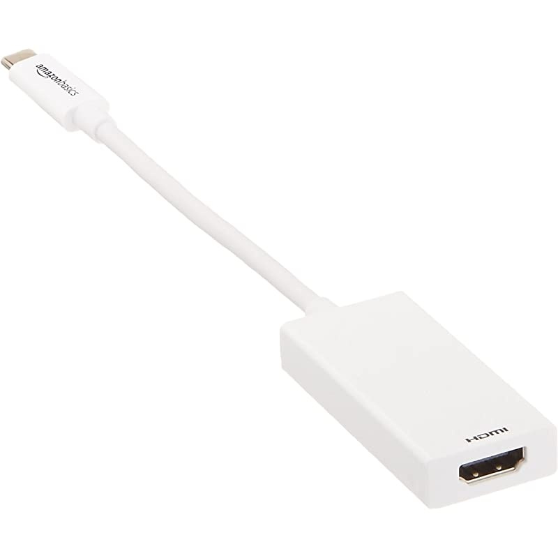 Basics USB 3.1 Type-C to HDMI Adapter - White, 5-Pack