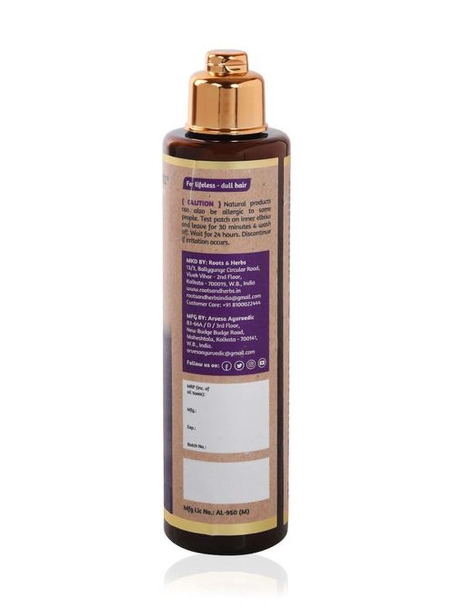 ROOTS AND HERBS Voluminising Jatamansi Hair Cleanser - 200 ml