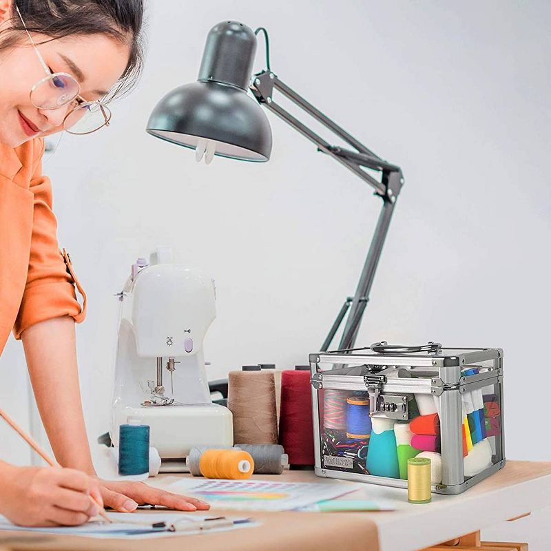 Vaultz Personal Storage Box with Combination Lock - Clear