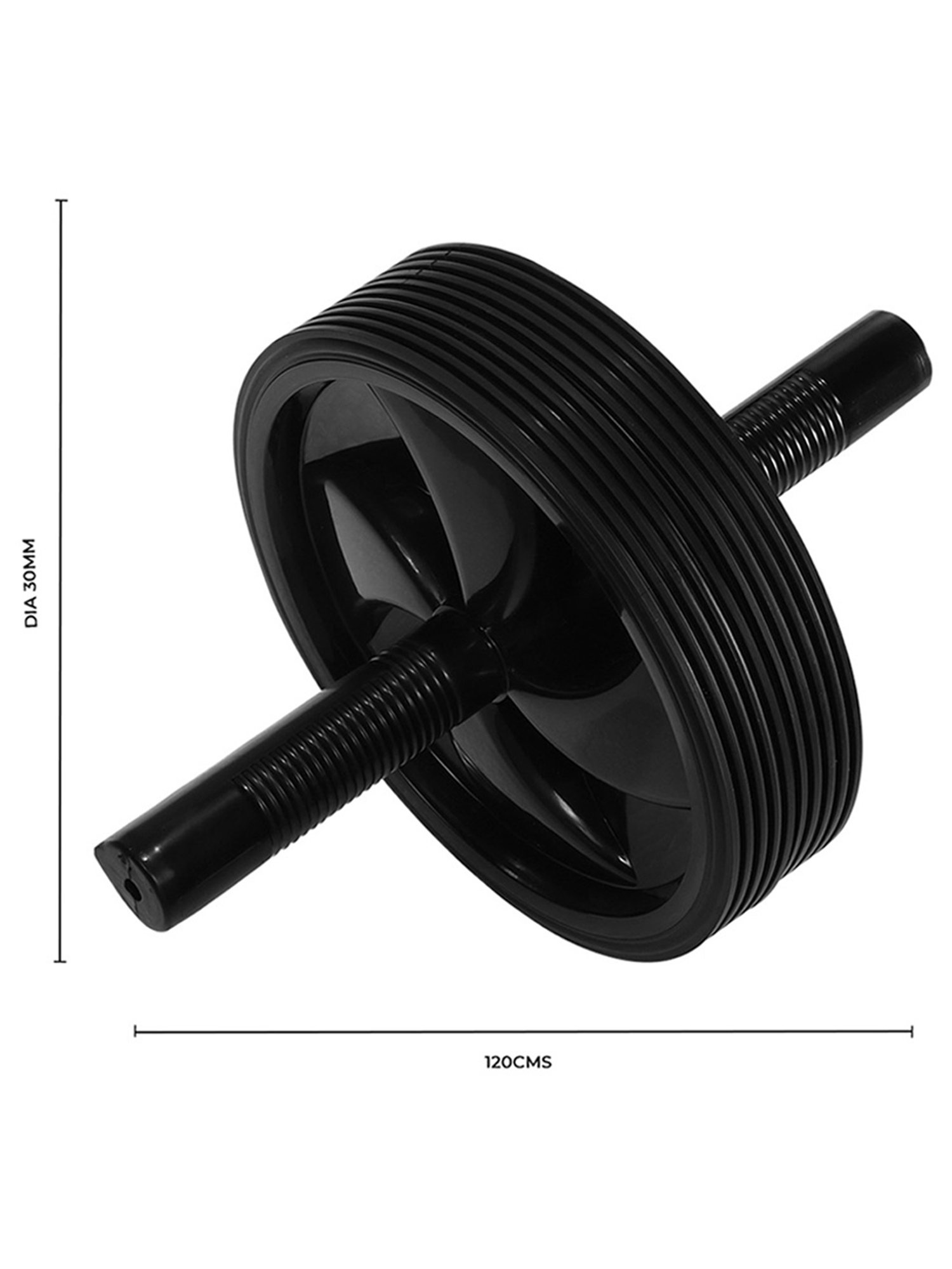 Jerai Fitness JA019 Exercise Wheel (Black)