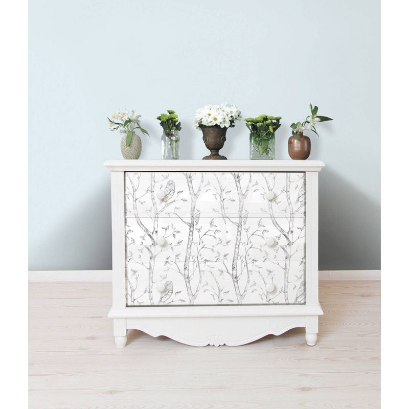 NuWallpaper Woods Peel & Stick Wallpaper Gray