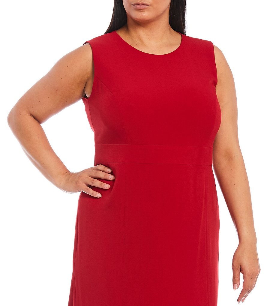 Jkara Plus V-Neck Short Sleeve Beaded Bodice Capelet Gown