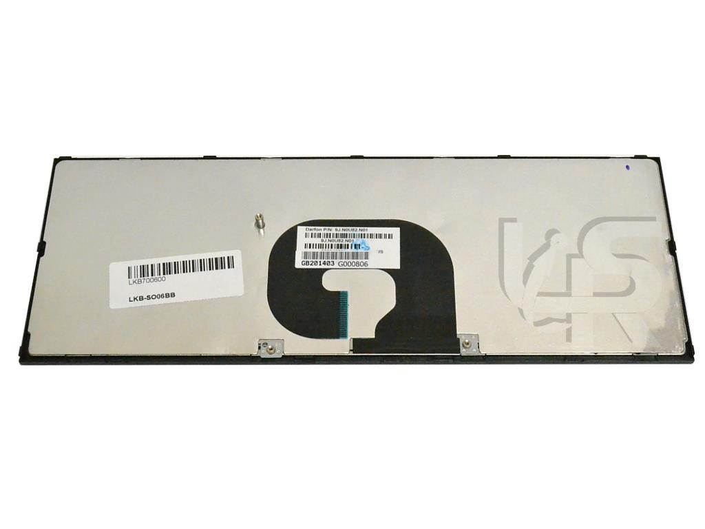 Loreso Compatible Laptop Keyboard Replacement For Sony VAIO VPCY1 VPCY2 VPC-Y1 VPC-Y2 9J.N0U82.K0U 95007464 148768711 148768561 148768661 9J.N0U82.M0R 9J.N0U82.K0R NSK-S8M0R Black with Black frame