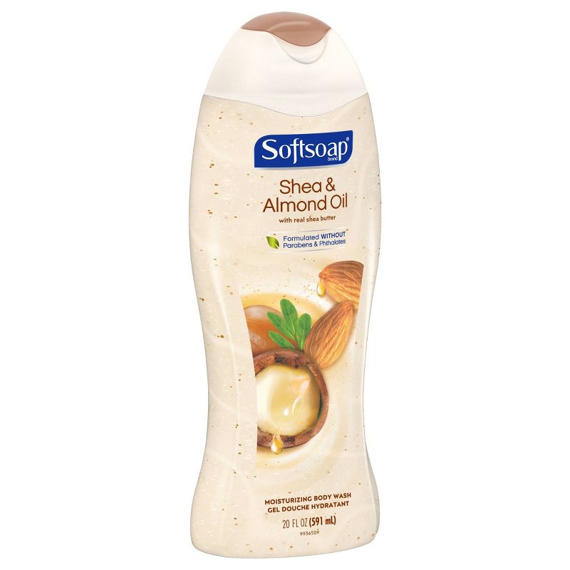 Softsoap Body Wash Shea & Almond Oil - 20 fl oz/4ct
