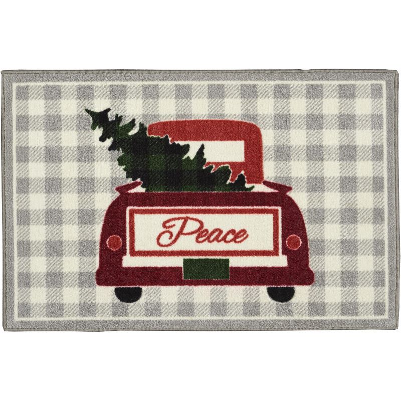 2'x3' Rectangle Floor Mat Gray - Nourison