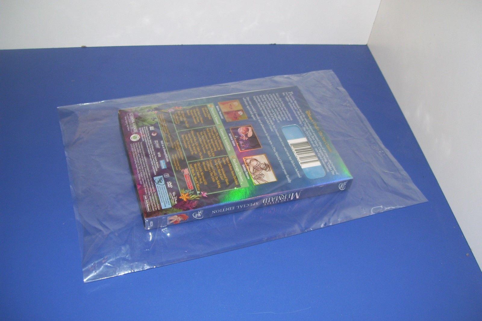 100 CLEAR 14 x 22 POLY BAGS PLASTIC LAY FLAT OPEN TOP PACKING ULINE BEST 1 MIL