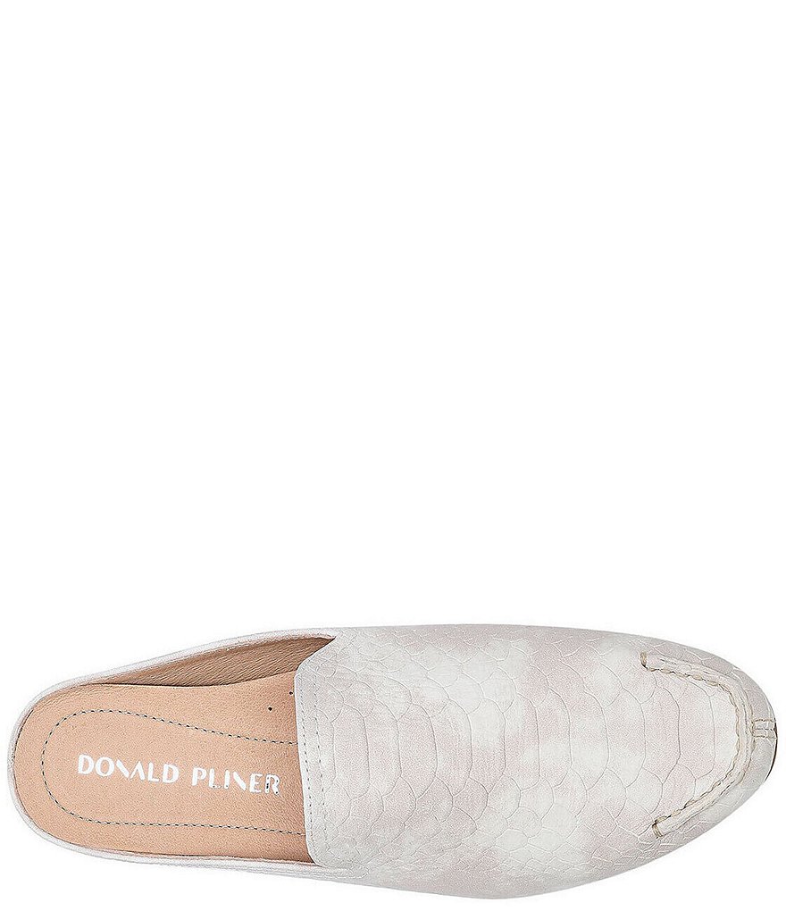 Trotters Harlow Lizard Patent Suede Leather Slip-Ons