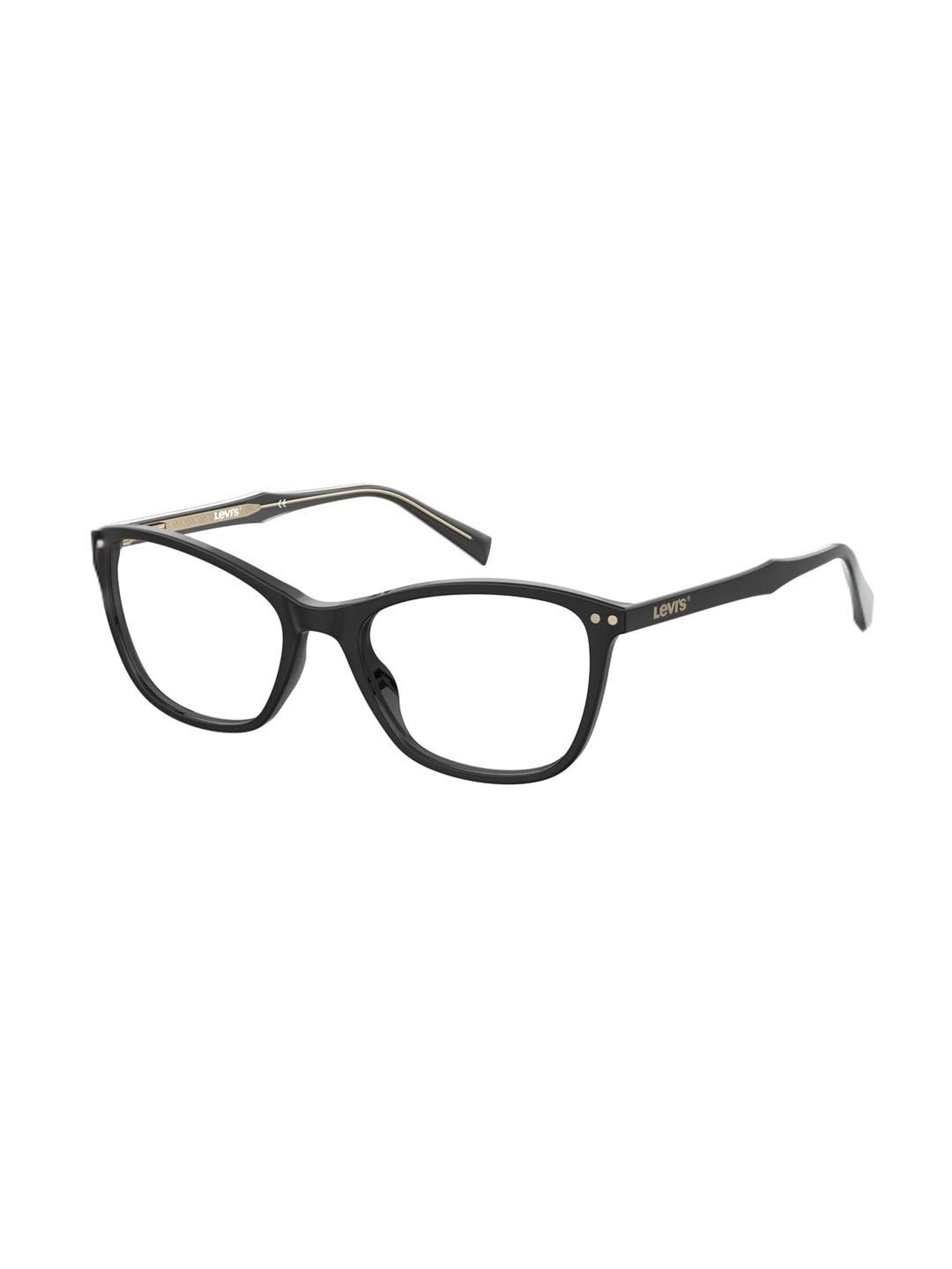 Levi's Black Rectangular Eye Frames for Women