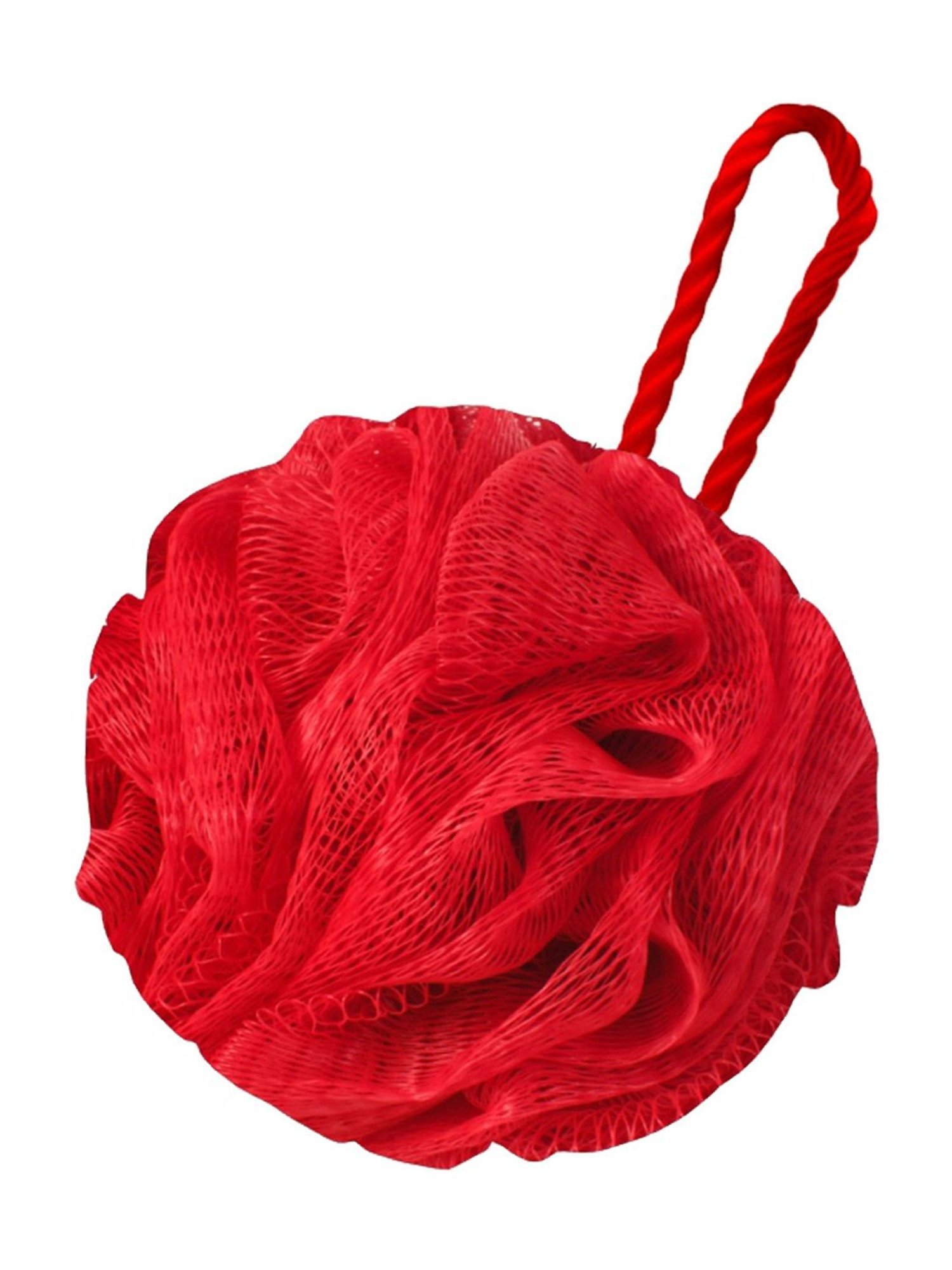 GUBB Luxe Sponge Round Loofah, Bathing Scrubber for Body - Coral