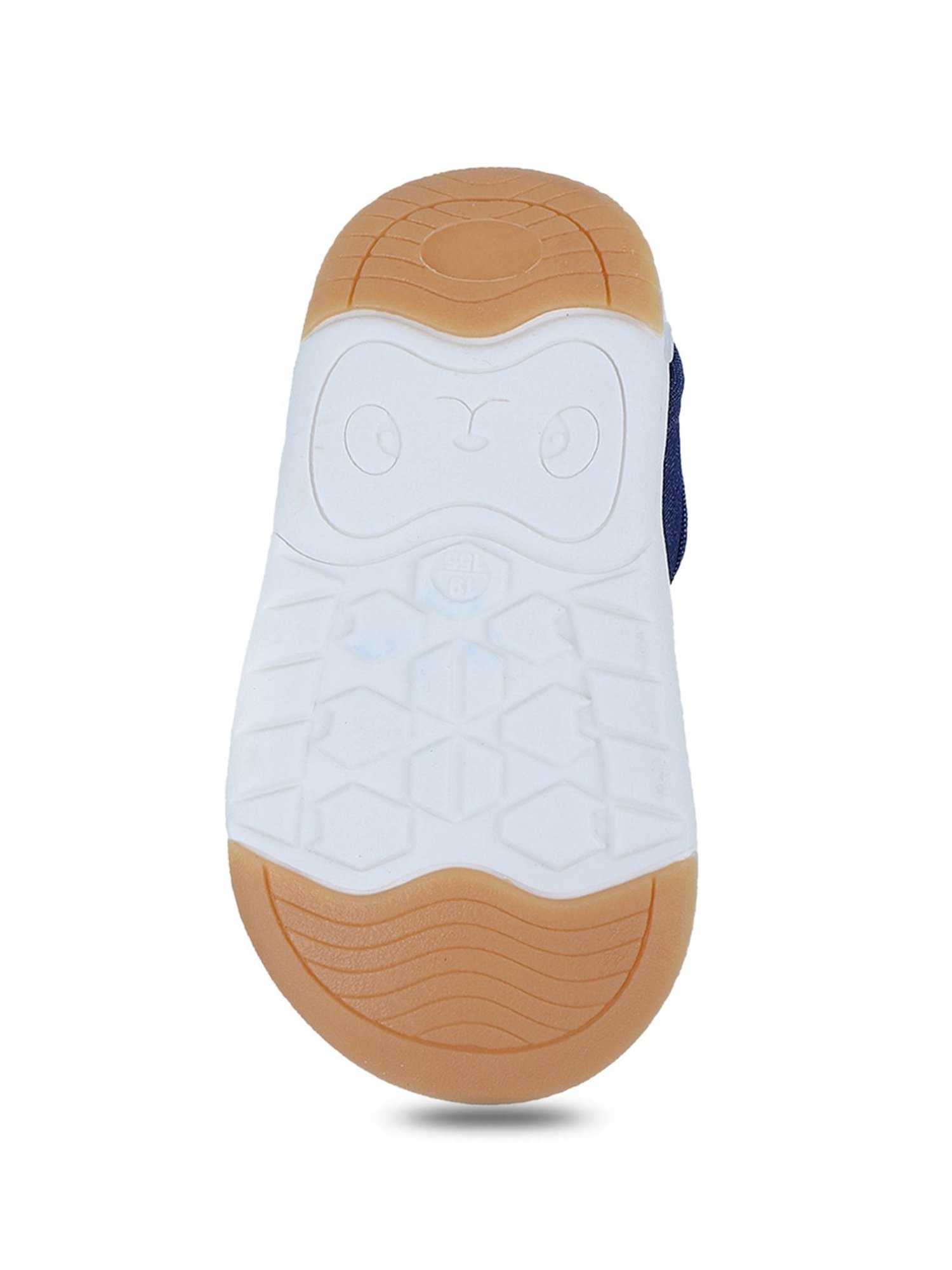 Baby Moo Kids Navy & White Floater Sandals