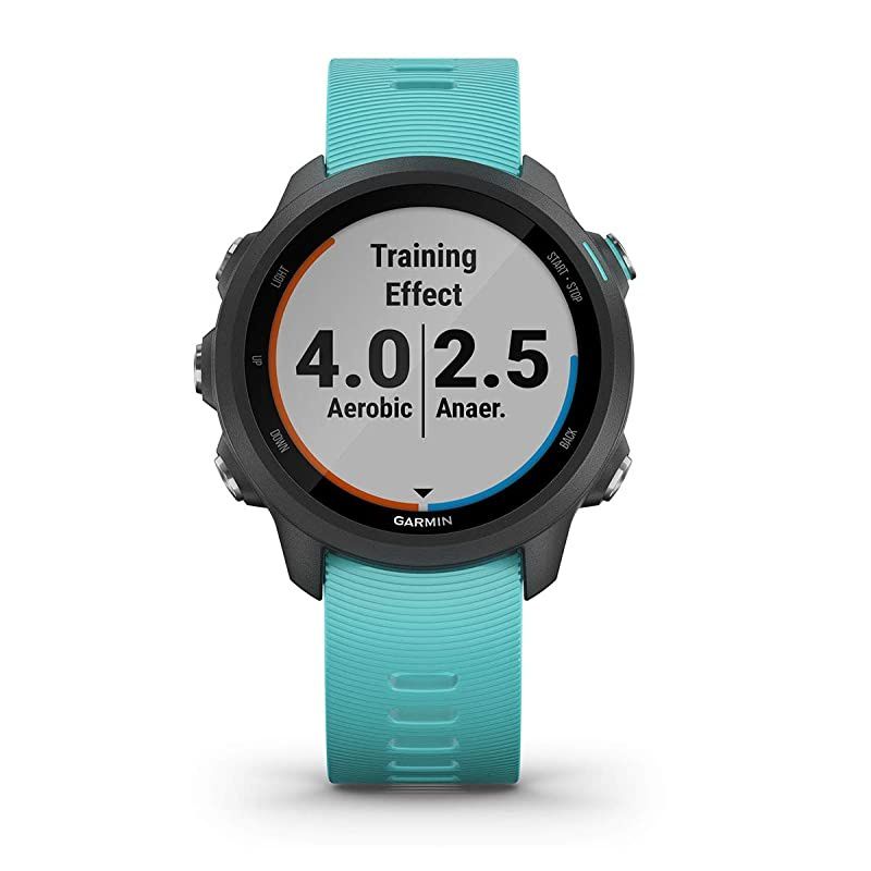 Garmin Forerunner 245 (Berry) Power Bundle | +HD Screen Protectors &  Portable Charger | Advanced Analytics, Heart Rate | Running GPS Watch | 010-02120-01