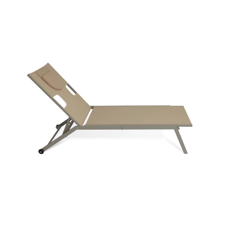 Chatham 2pk Chaise Lounge Tan/Taupe - Ostrich