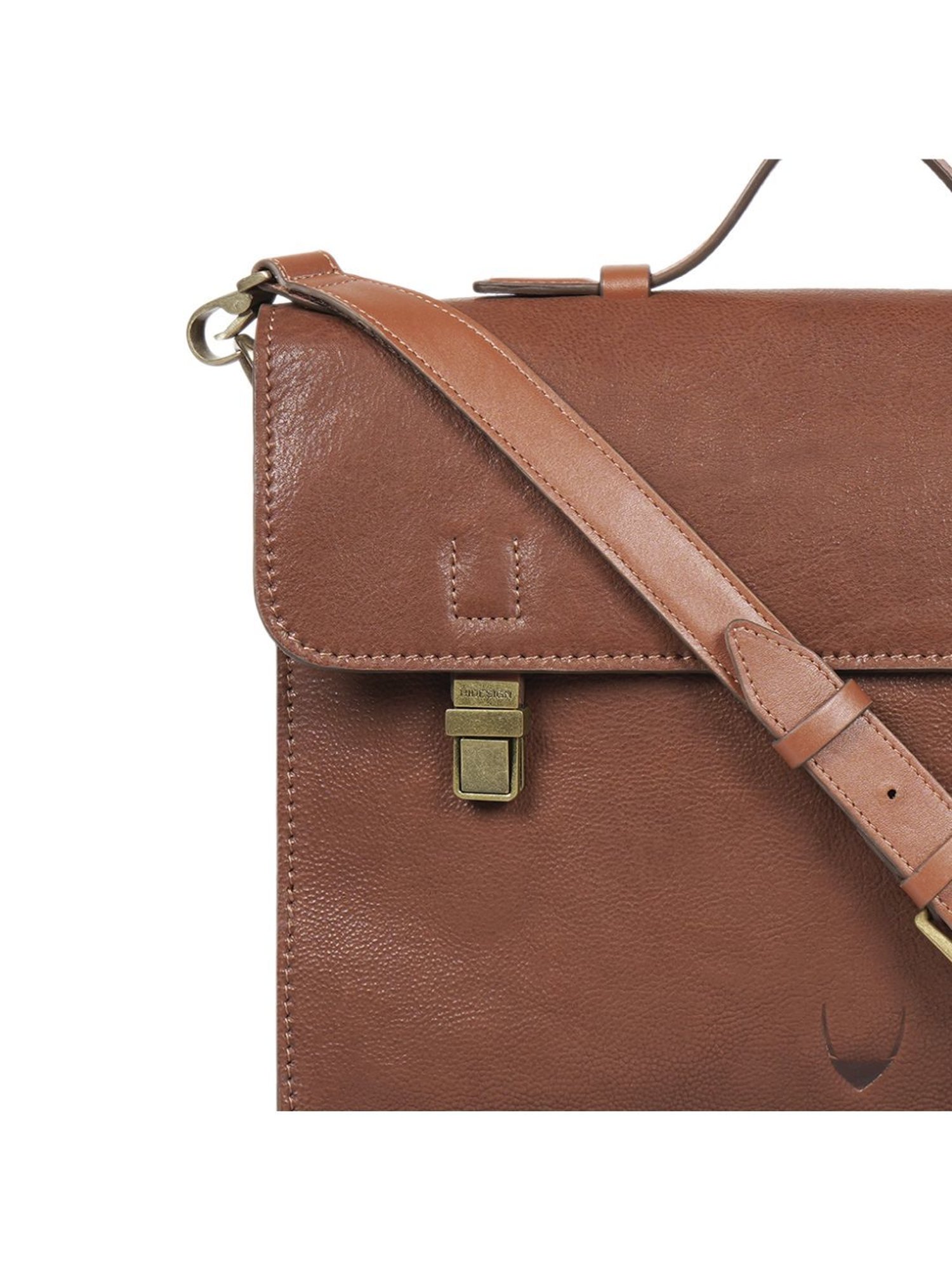 Hidesign Malmo 03 Medium Mens Briefcase - Tan