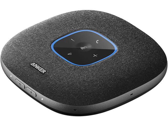 Anker PowerConf S3 Bluetooth Speakerphone with 6 Mics, Enhanced Voice Pickup, 24H Call Time, App Control, Bluetooth 5, USB C, Conference Speaker Compatible with Leading Platforms, Home Office