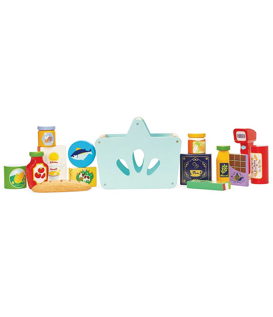 Le Toy Van Honeybake Grocery Basket Set & Scanner