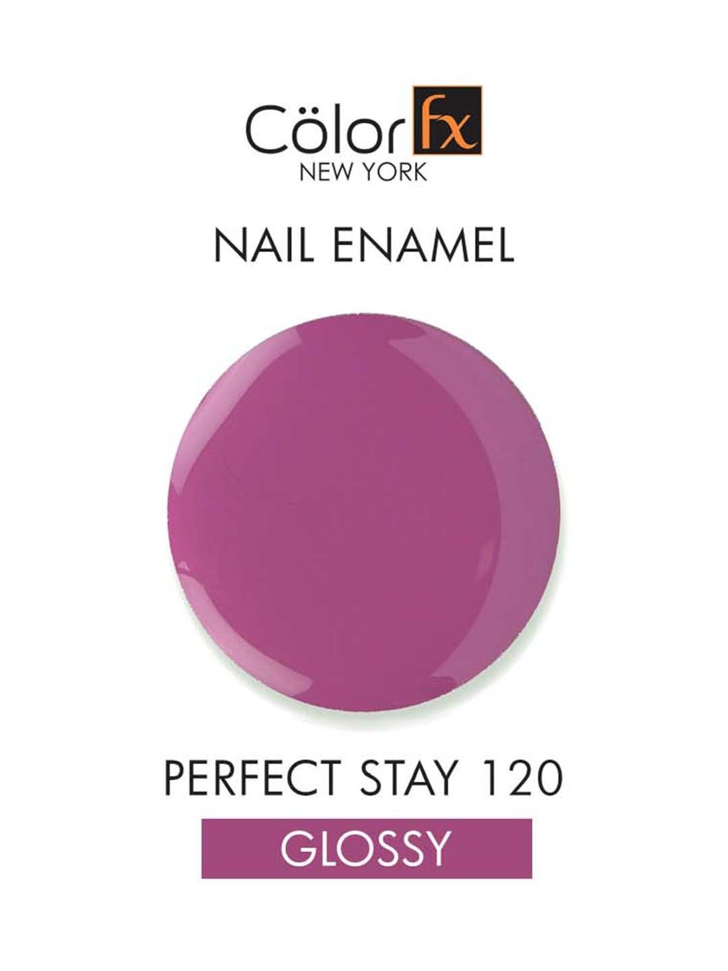 Color Fx Glossy, Nail Enamel, Purple - 9 ml