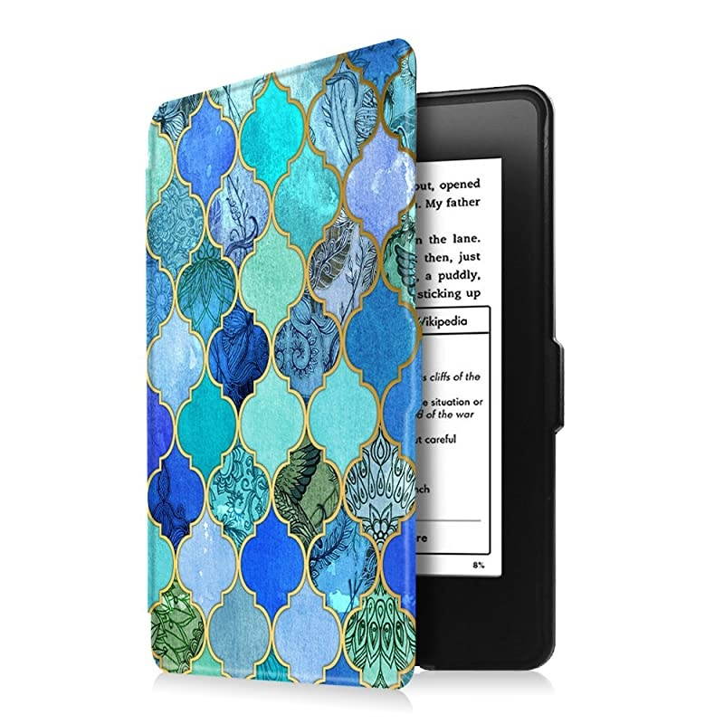 Slimshell Case for Kindle Paperwhite - Fits All Paperwhite Generations Prior to 2018 (Not Fit All-New Paperwhite 10th Gen), Cool Jade