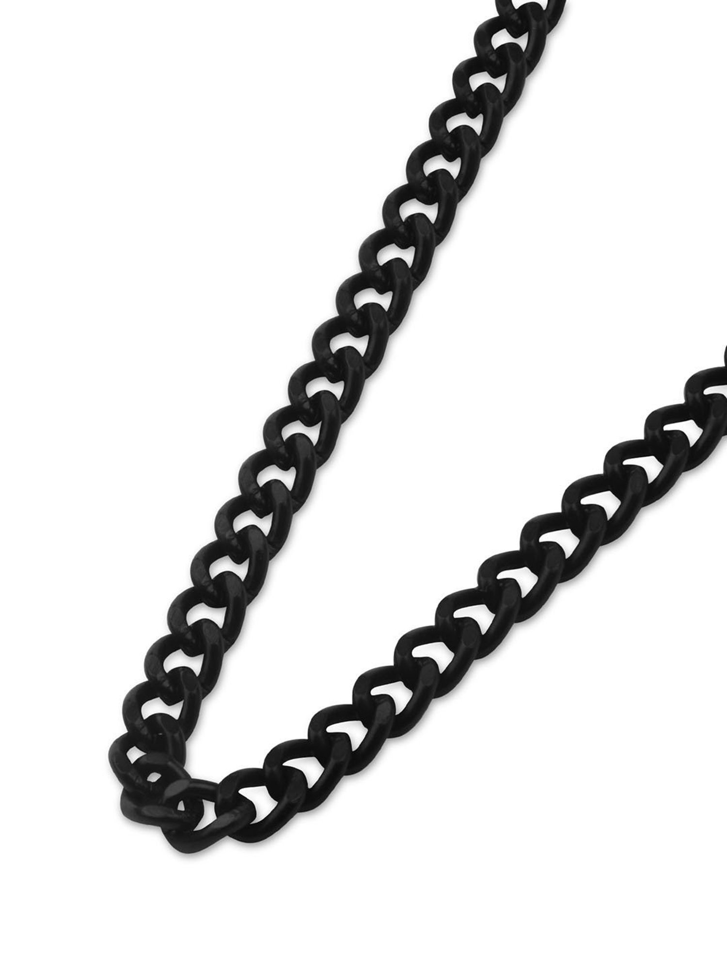 The Bro Code Black Linked Necklace for Men