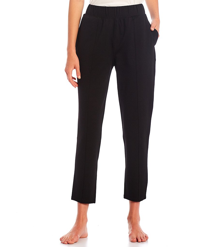 Half Moon by Modern Movement Solid Ponte Straight Leg Lounge Pants