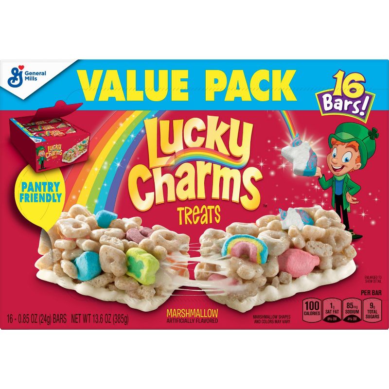 Lucky Charms Marshmallow Flavored Bars - 16ct