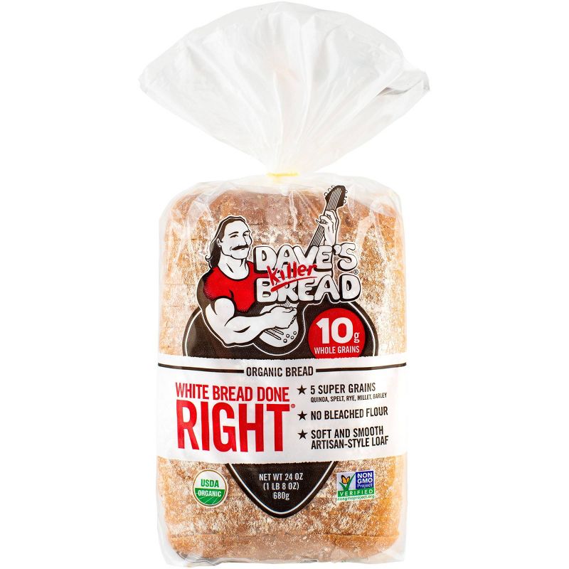 Dave's Killer Bread Organic White Bread Done Right - 24oz