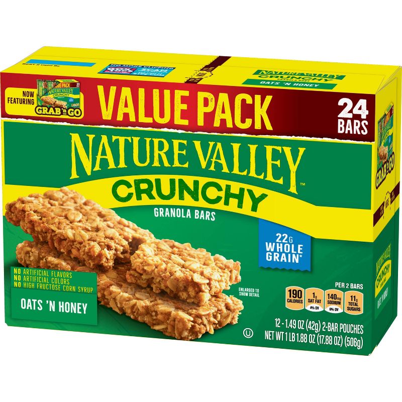 Nature Valley Crunchy Oats 'N Honey Granola Bars - 12ct