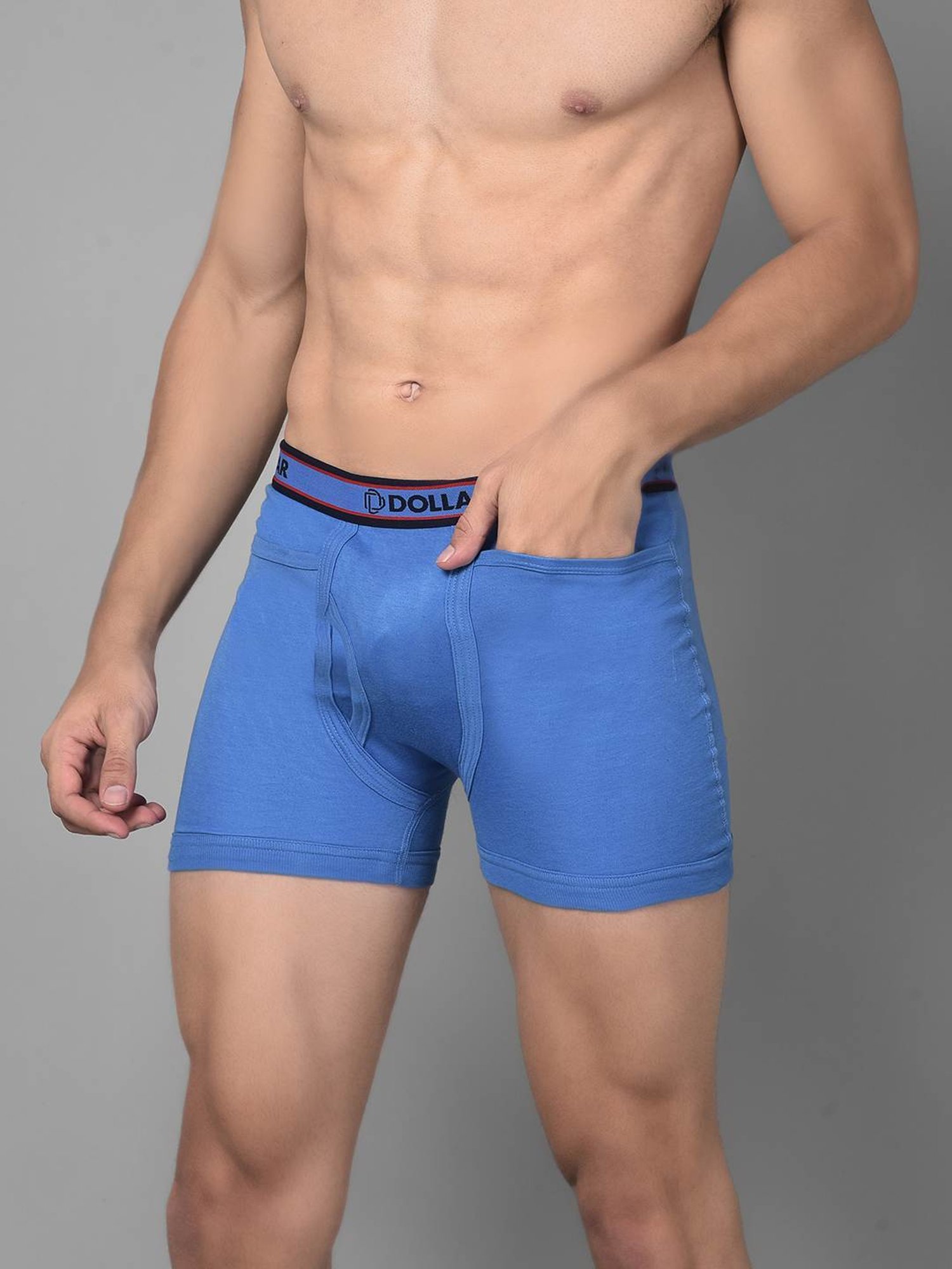 Dollar Bigboss Assorted Cotton Regular Fit Trunks - Pack Of 2