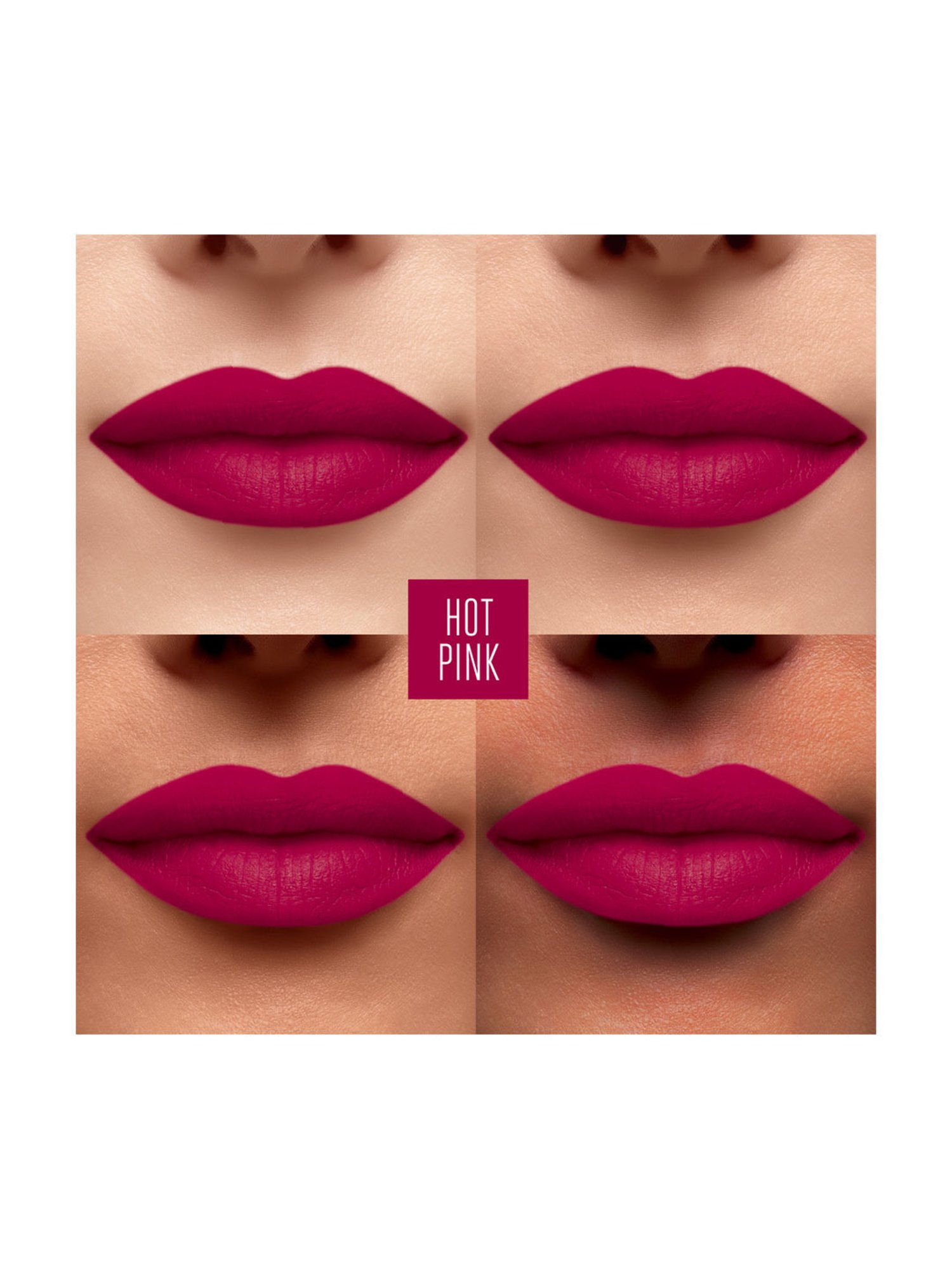 Lakme 9to5 Primer + Matte Liquid Lip Color MP6 Hot Pink - 4.2 ml