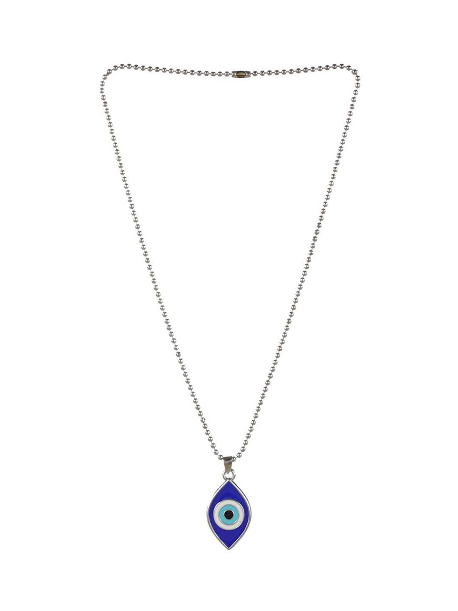 Bold by Priyaasi Evil Eye Silver-Plated Necklace for Men