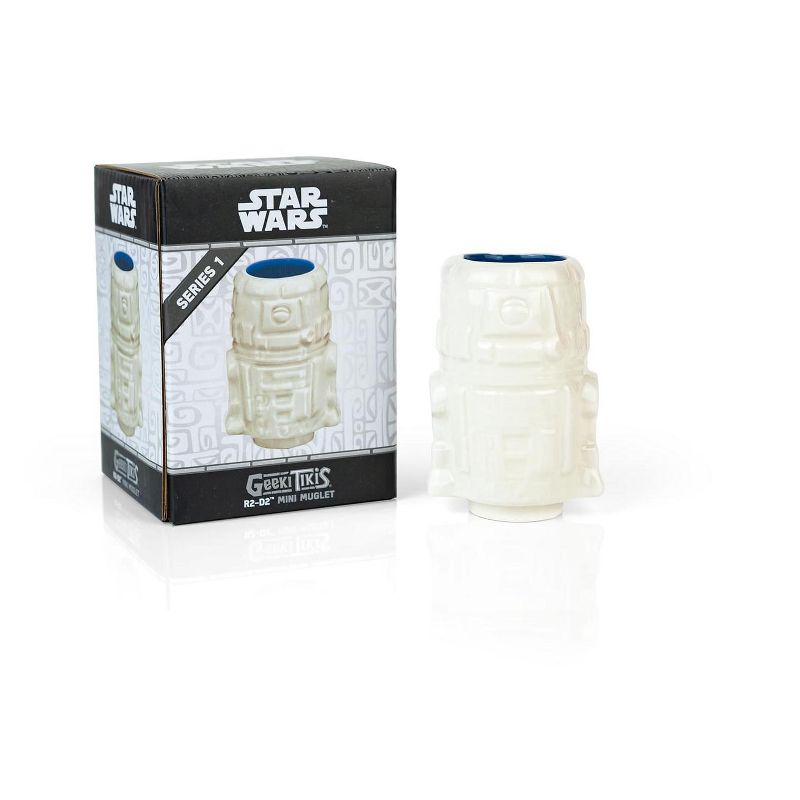 Beeline Creative Geeki Tikis Star Wars R2-D2 Ceramic Mini Muglet | Holds 2 Ounces