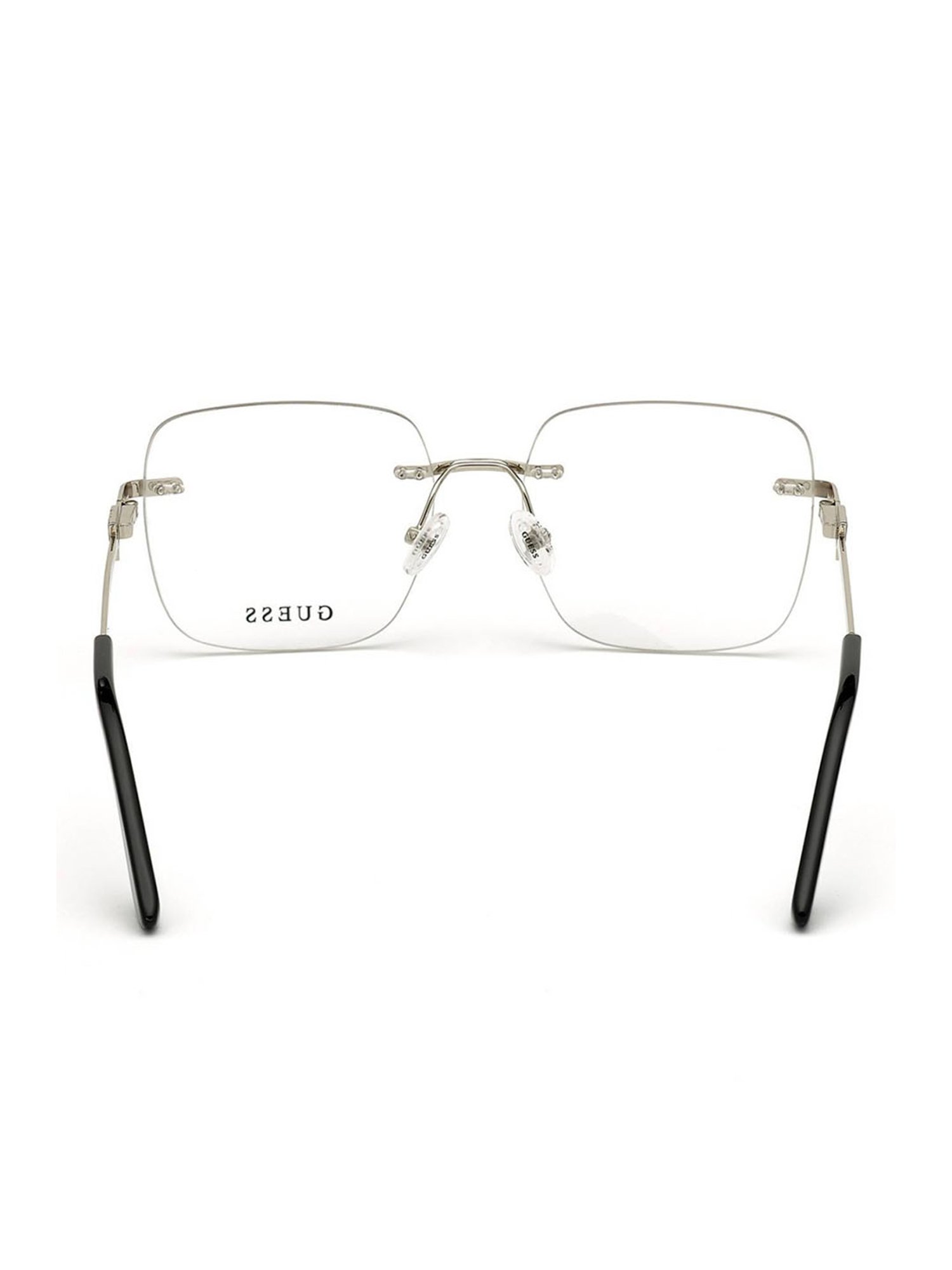 Guess Silver Square Eye Frames for Women