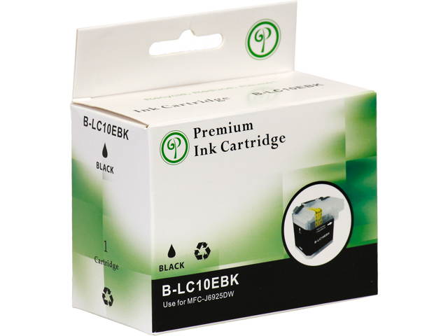 Green Project B-LC10EBK Compatible Brother LC 10E Black