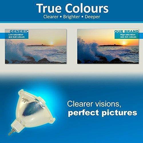 mitsubishi wd65731 tv lamp with housing with 150 days warranty