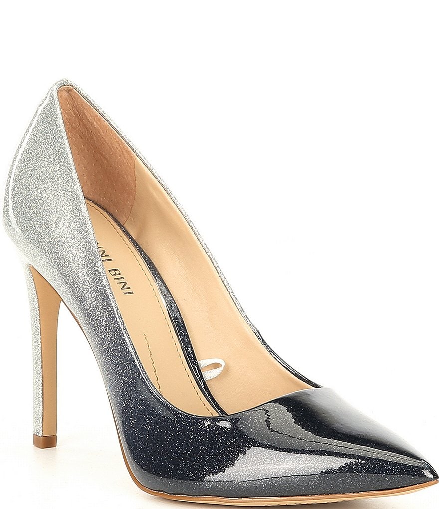 Gianni Bini IvyyaTwo Tone Ombre Patent Pointy-Toe Pumps