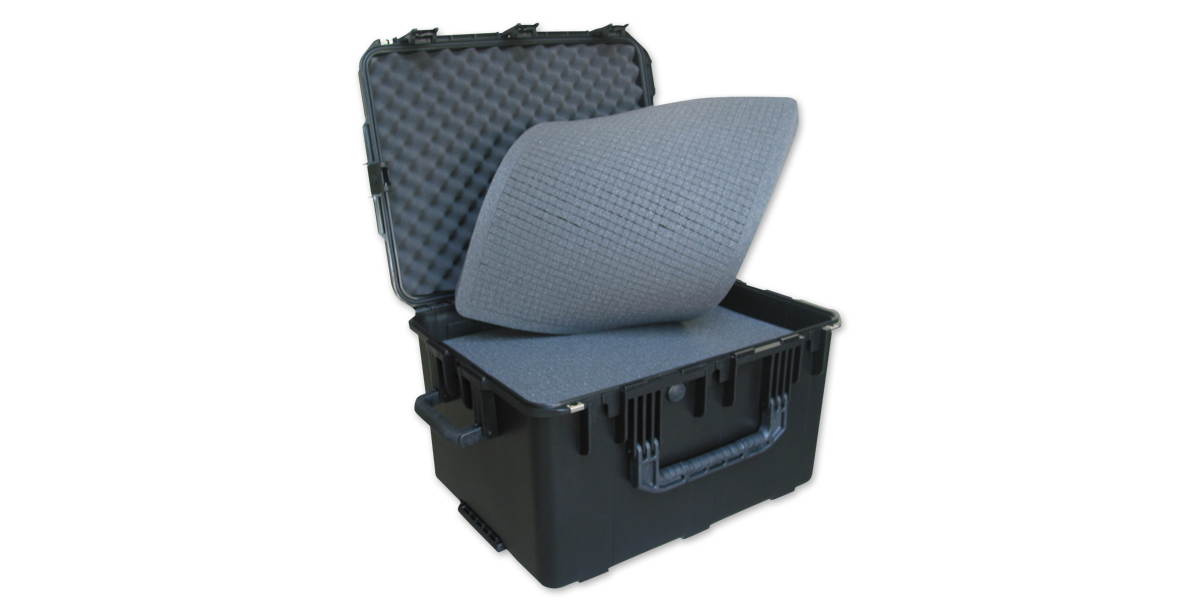 SKB 3I Series 23x17x14 Waterproof Case w/Wheels (cubed foam)