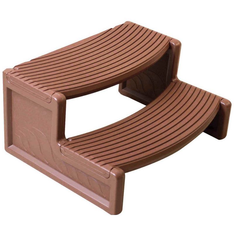 Confer Plastics Resin Multi Purpose Spa and Hot Tub Handi-Step Steps, Medium Red