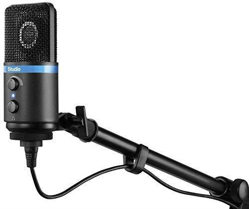 IK Multimedia iRig Mic Studio Digital Studio Microphone for iPhone, iPad, Android and Mac/PC (Black)