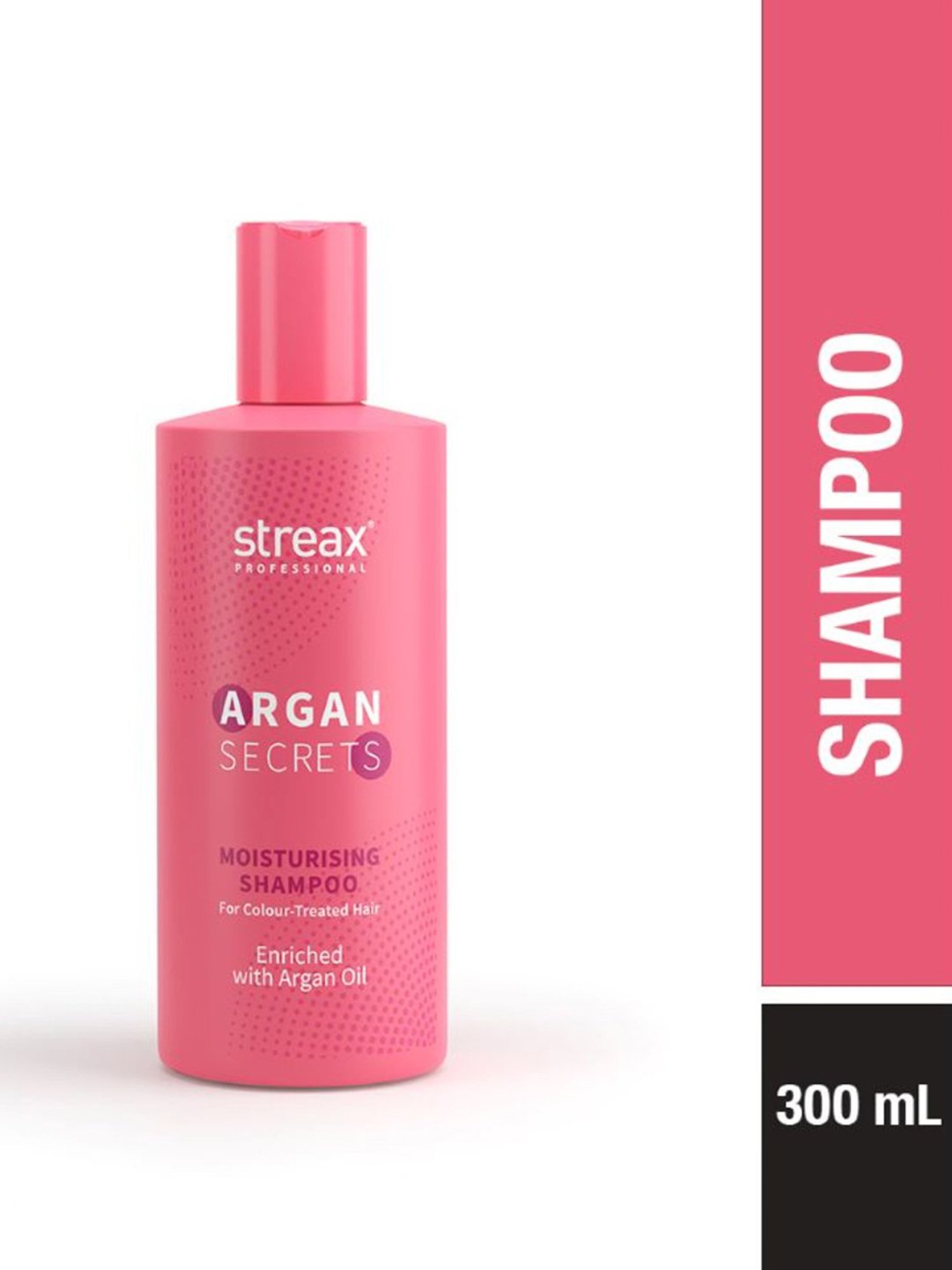 Streax Professional Argan Secrets Moisturising Shampoo - 300 ml