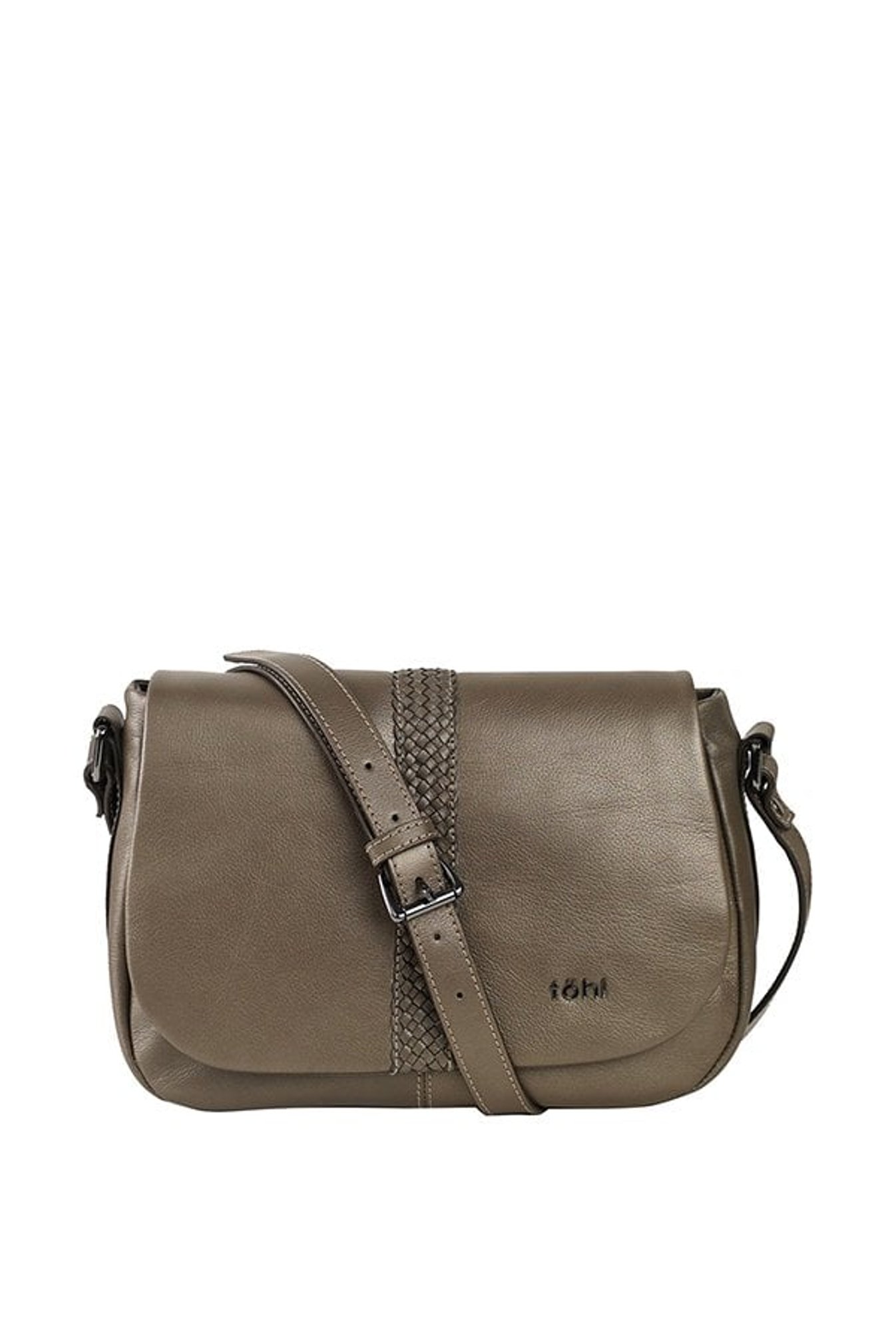 Tohl Rp1 Cara Metallic Copper Interlaced Flap Sling Bag