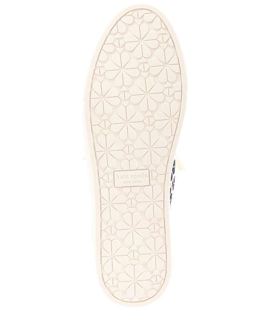 kate spade new york Kaia Flower Jacquard Lace-Up Sneakers