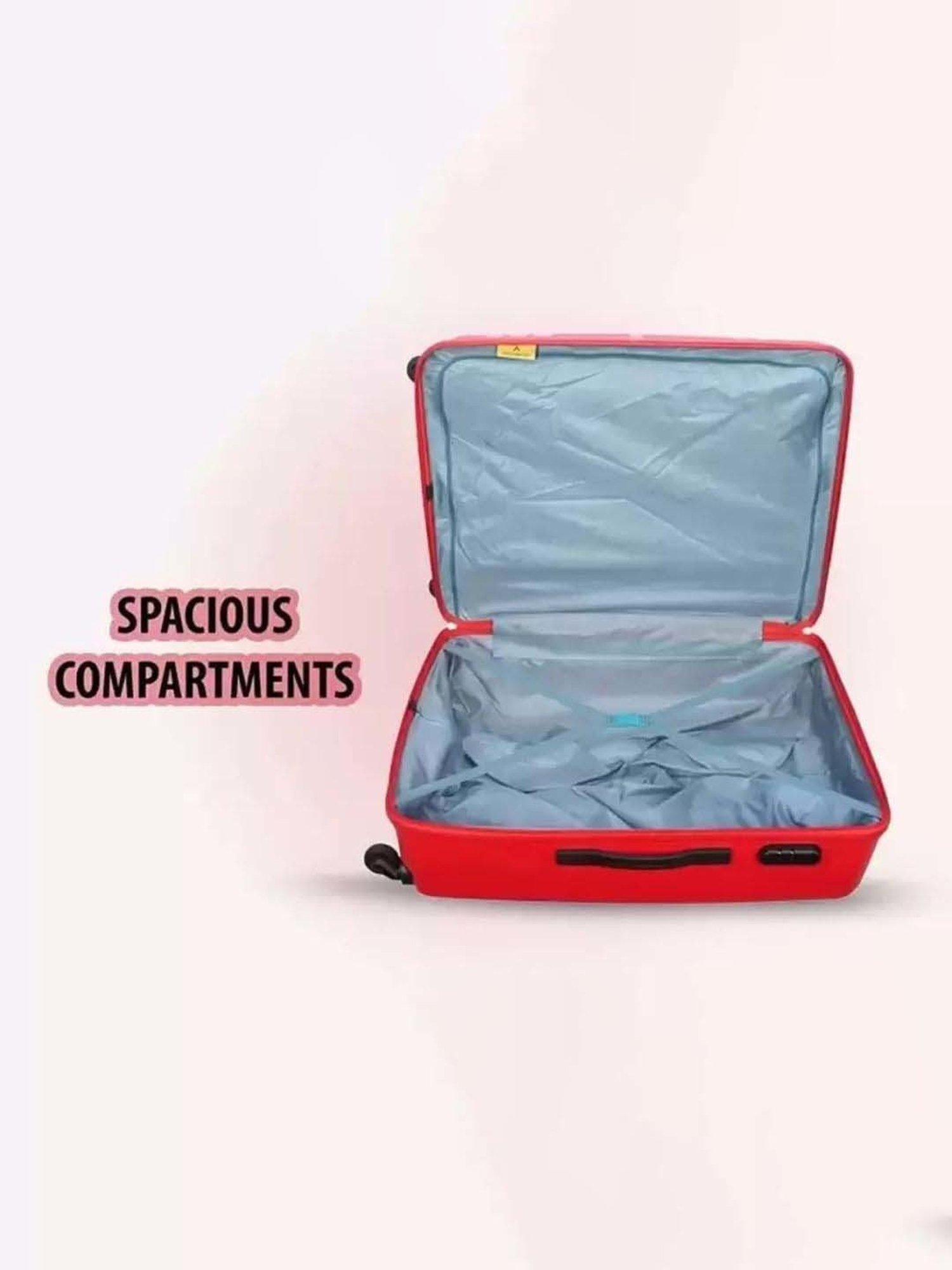 Aristocrat Jet Plus Red Textured Trolley Bag Pack of 3 - 53cms,63cms & 73cms