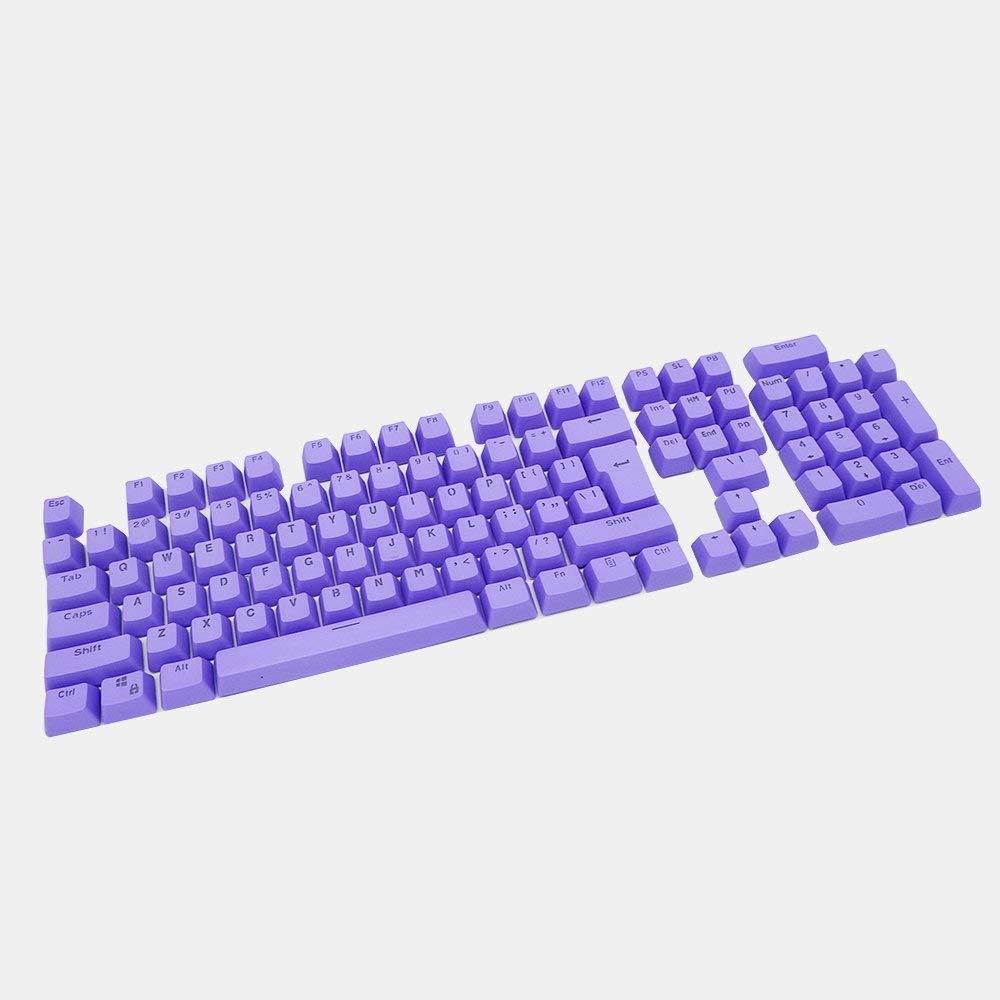 Bossi 104 Keys PBT Doubleshot Injection Keycaps Backlight Colors Replacement Keycaps for Mechanical Game Keyboard - Purple