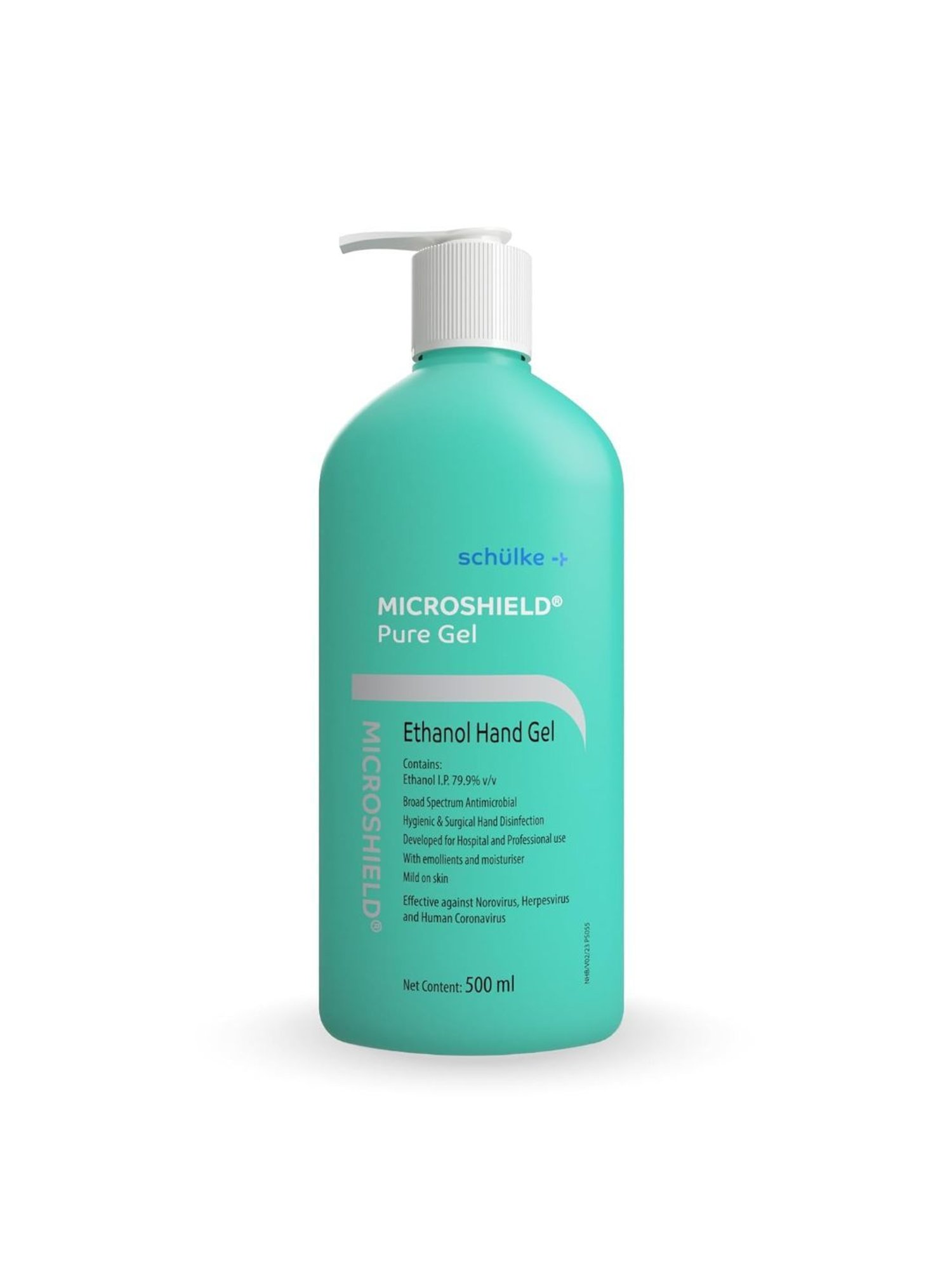 Microshield Pure Gel with 99.99 Percent Effective Against Germs 500ml (Green)