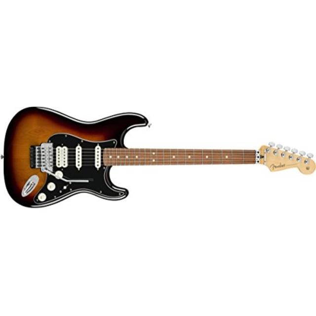 fender player stratocaster electric hss guitar  floyd rose  pau ferro fingerboard  3 color sunburst
