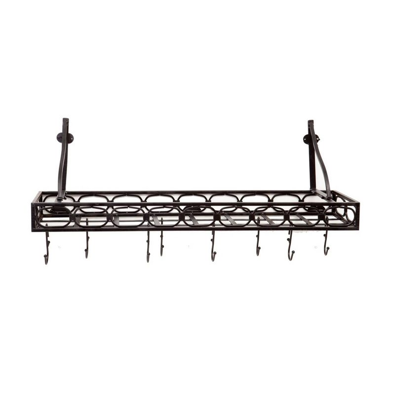 Range Kleen Pot Rack Bookshelf - Stainless Steel