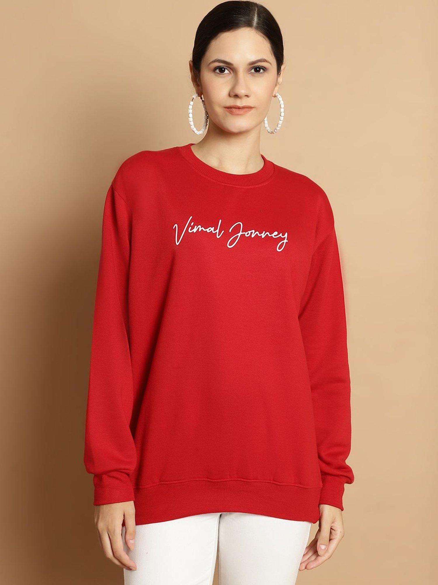 Vimal Jonney Maroon & Rust Printed Sweatshirt - Pack Of 2