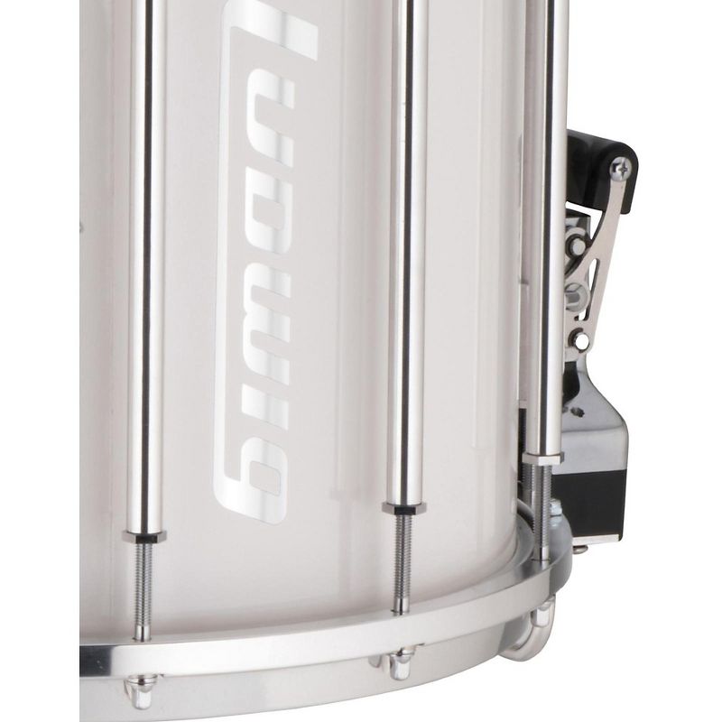 Ludwig Ultimate Marching Snare Drum, 14 x 12 in., White