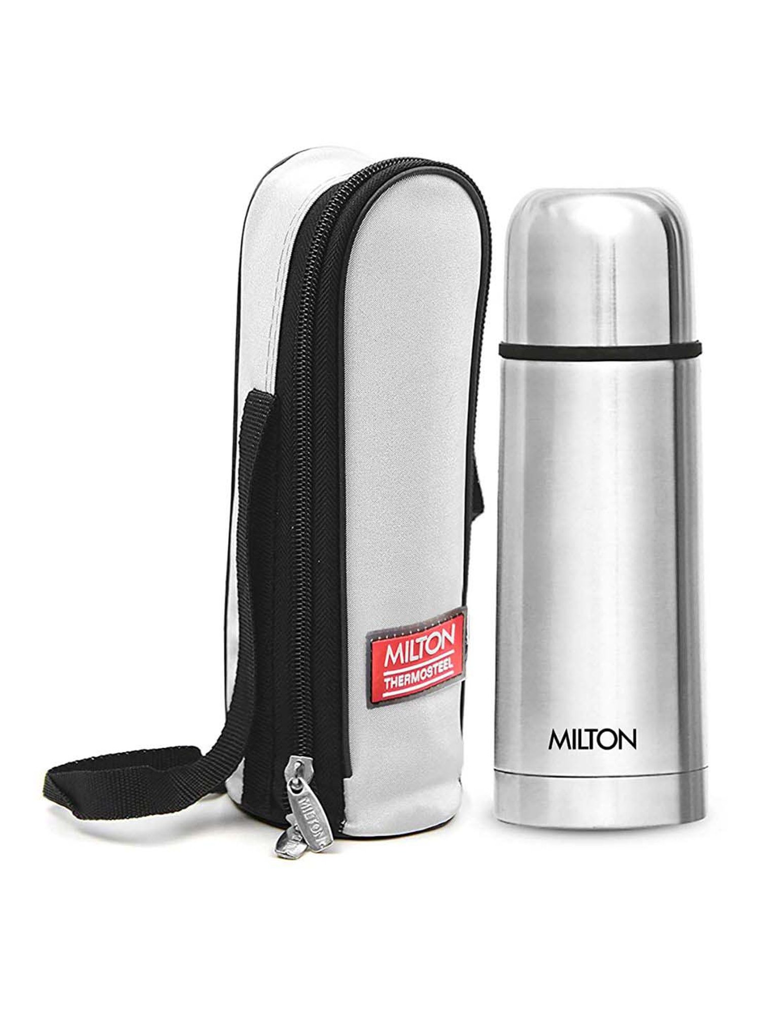 Milton Silver Stainless Steel Thermal Flask (350 ml) - Set of 1