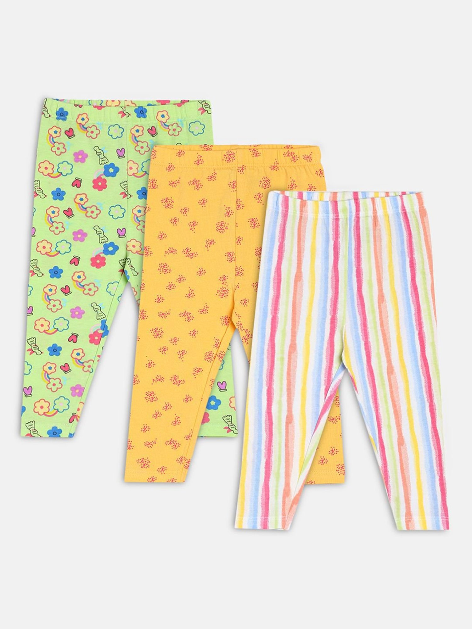 Nino Bambino Kids Multicolor Printed Leggings